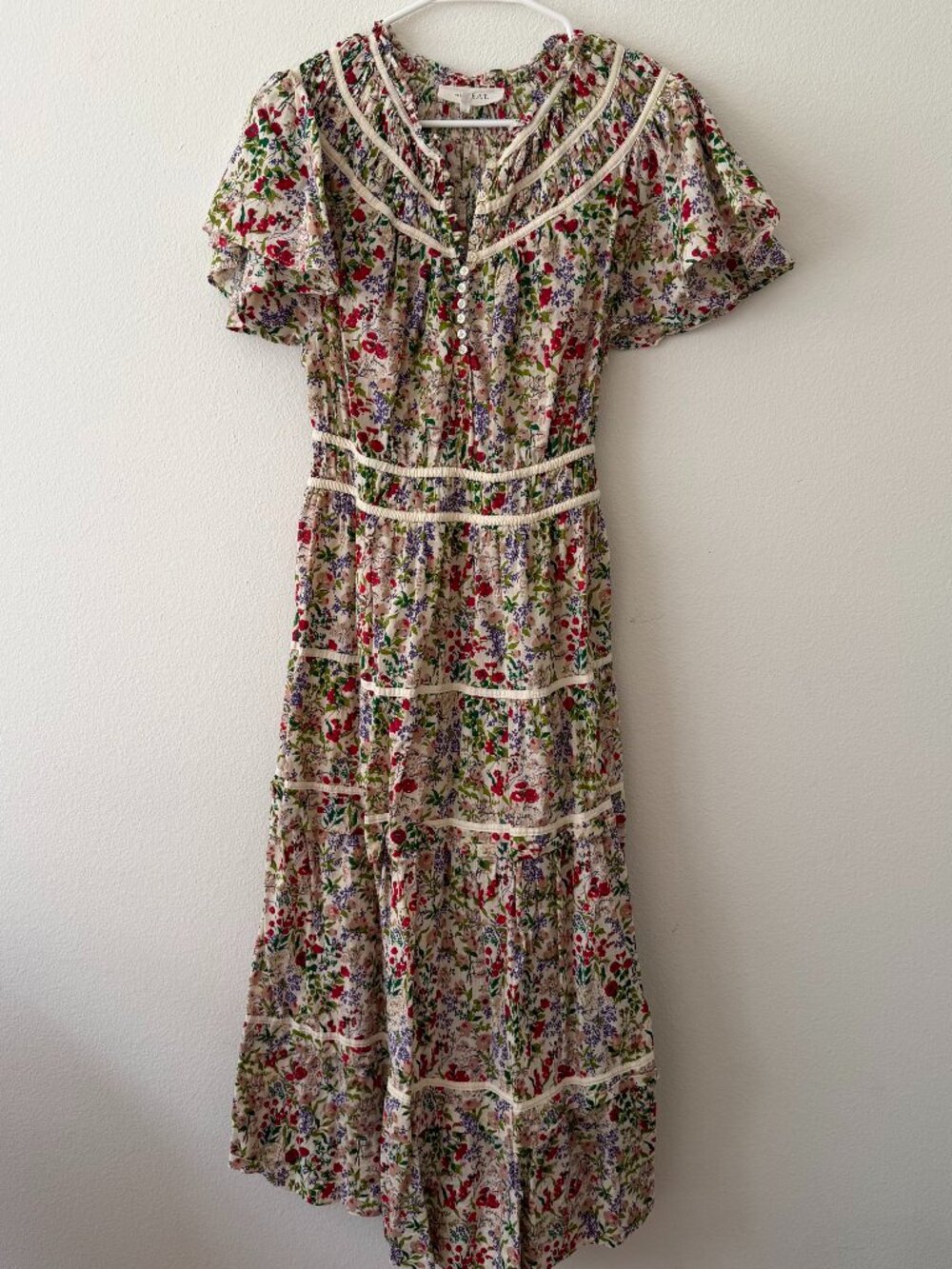 THE GREAT Storyteller Dress size 3 in floral multicolor